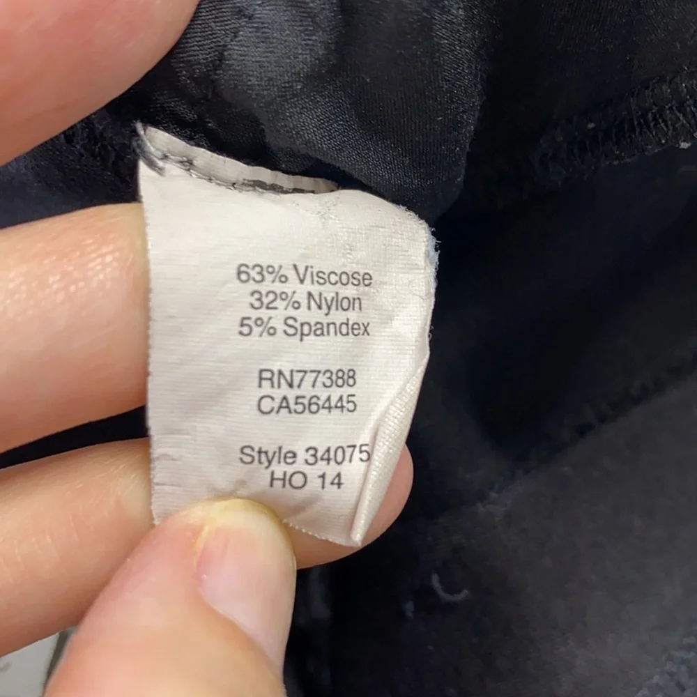 J. Crew The GiGi Pant Size 2 Black Skinny